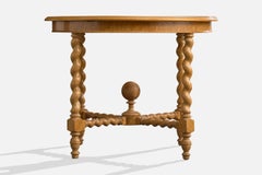 Swedish Designer, Side Table, Birch, Sweden, 1930s