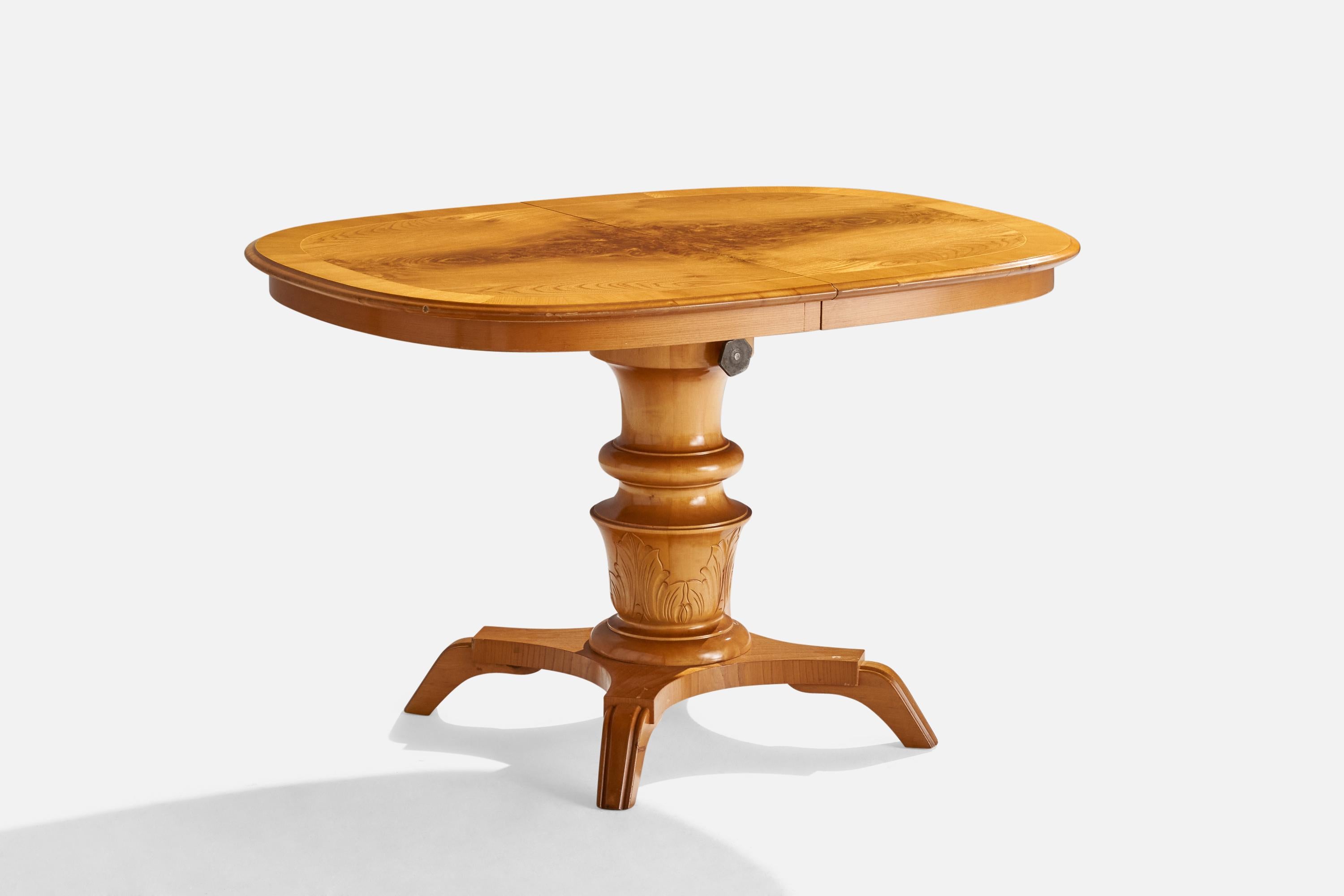 Schwedischer Designer, Beistelltisch, Birke, Schweden, 1930er Jahre (Art déco) im Angebot