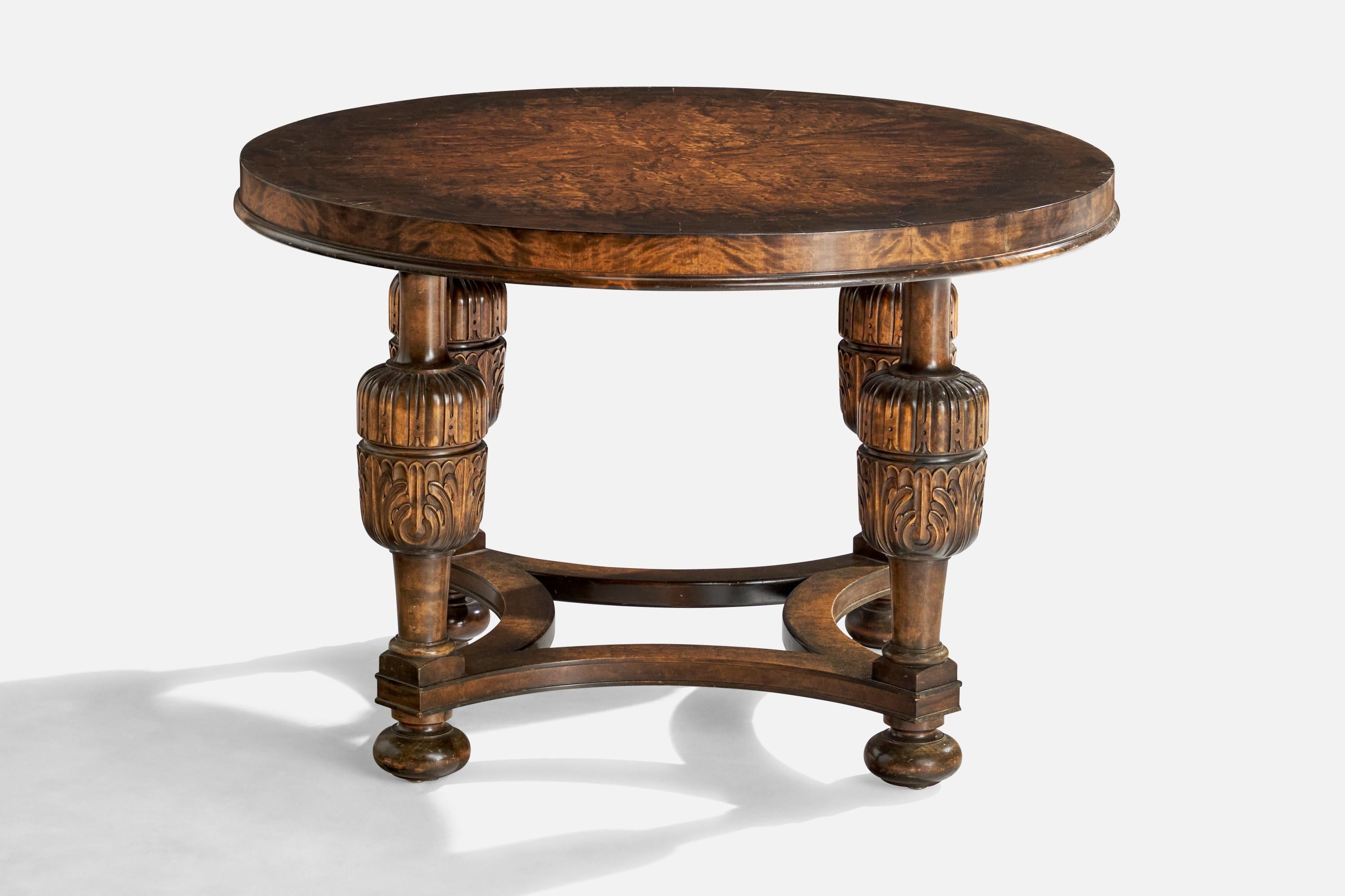 Schwedischer Designer, Beistelltisch, Birke, Schweden, 1930er Jahre (Art déco) im Angebot