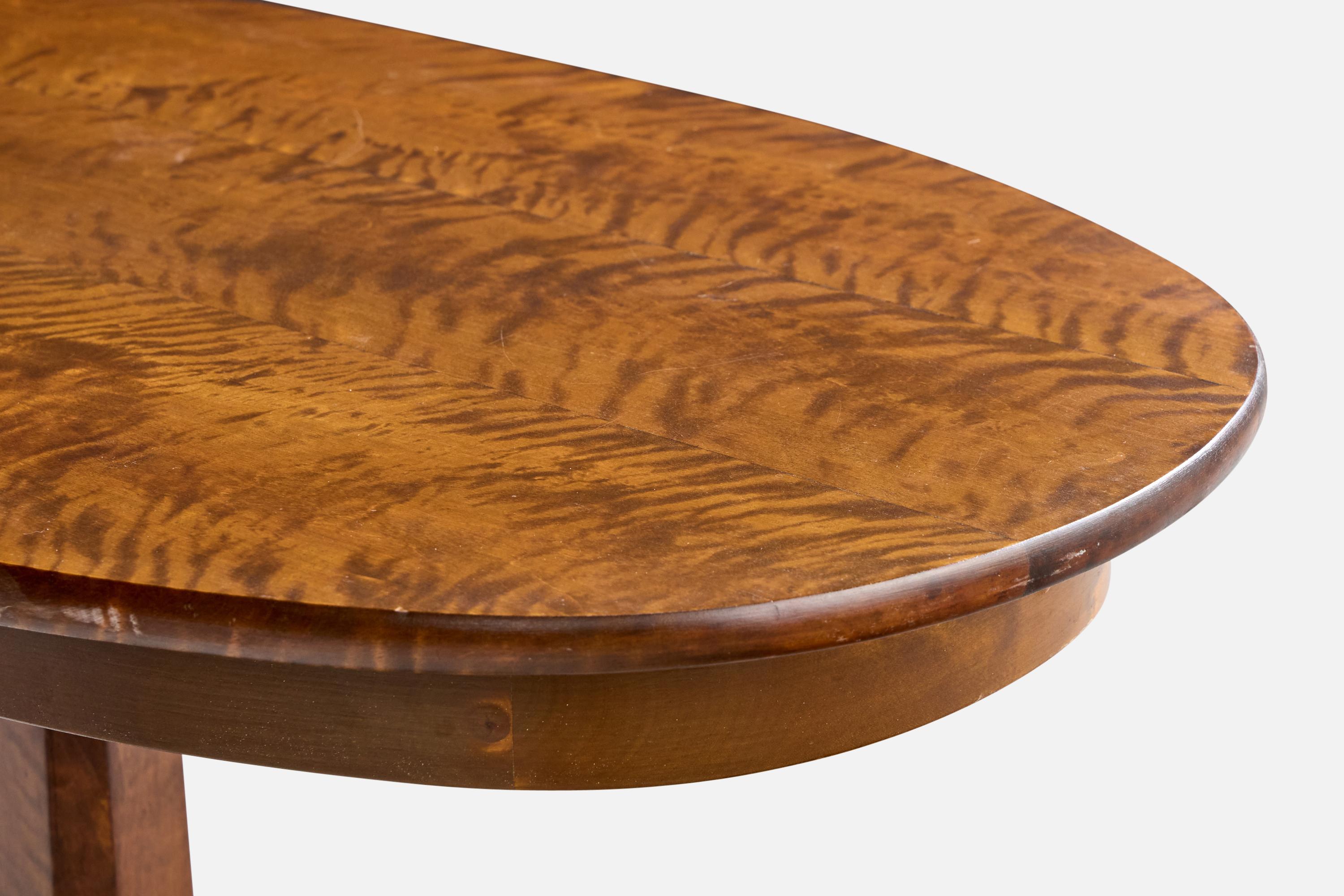 Swedish Designer, Side Table, Birch, Sweden, 1930s For Sale 2