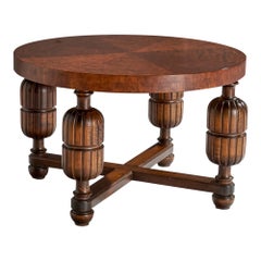 Swedish Designer, Side Table, Birch, Sweden, 1930s