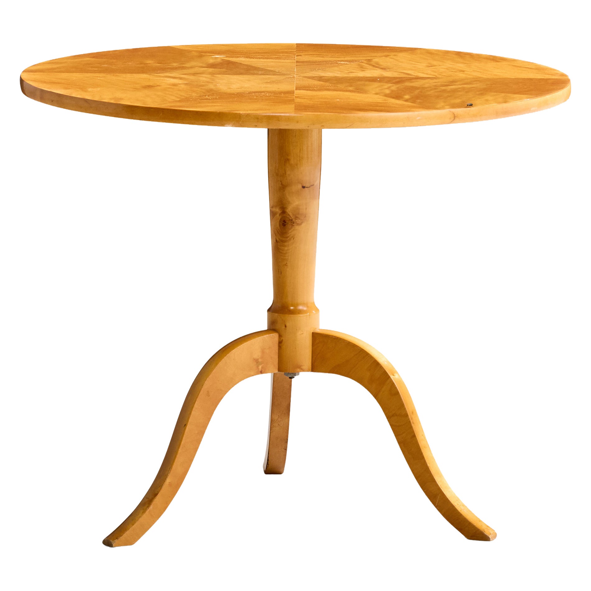 Swedish Designer, Side Table, Birch, Sweden, 1930s