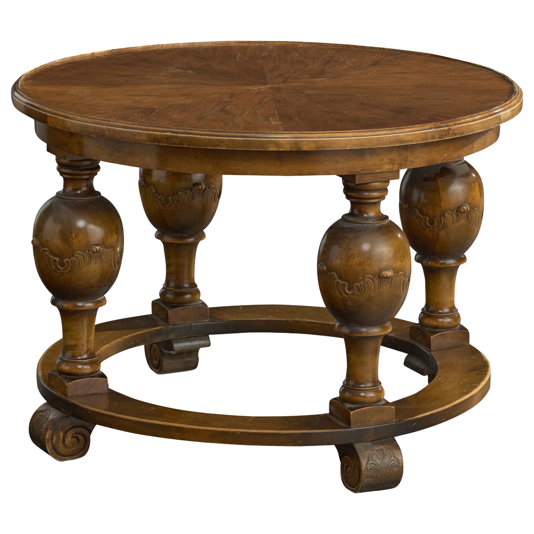 Swedish Designer, Side Table, Birch, Sweden, 1930s
