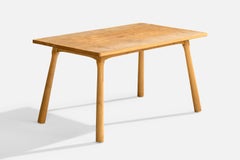 Swedish Designer, Side Table, Birch, Sweden, 1940s