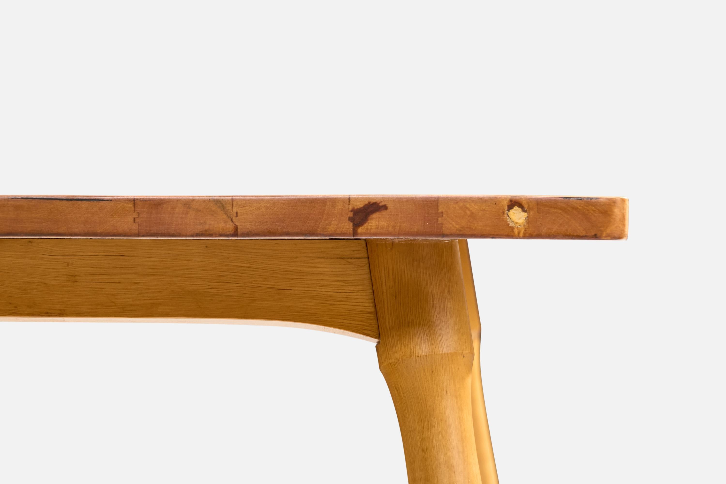 Schwedischer Designer, Beistelltisch, Birke, Schweden, 1940er Jahre (Mitte des 20. Jahrhunderts) im Angebot