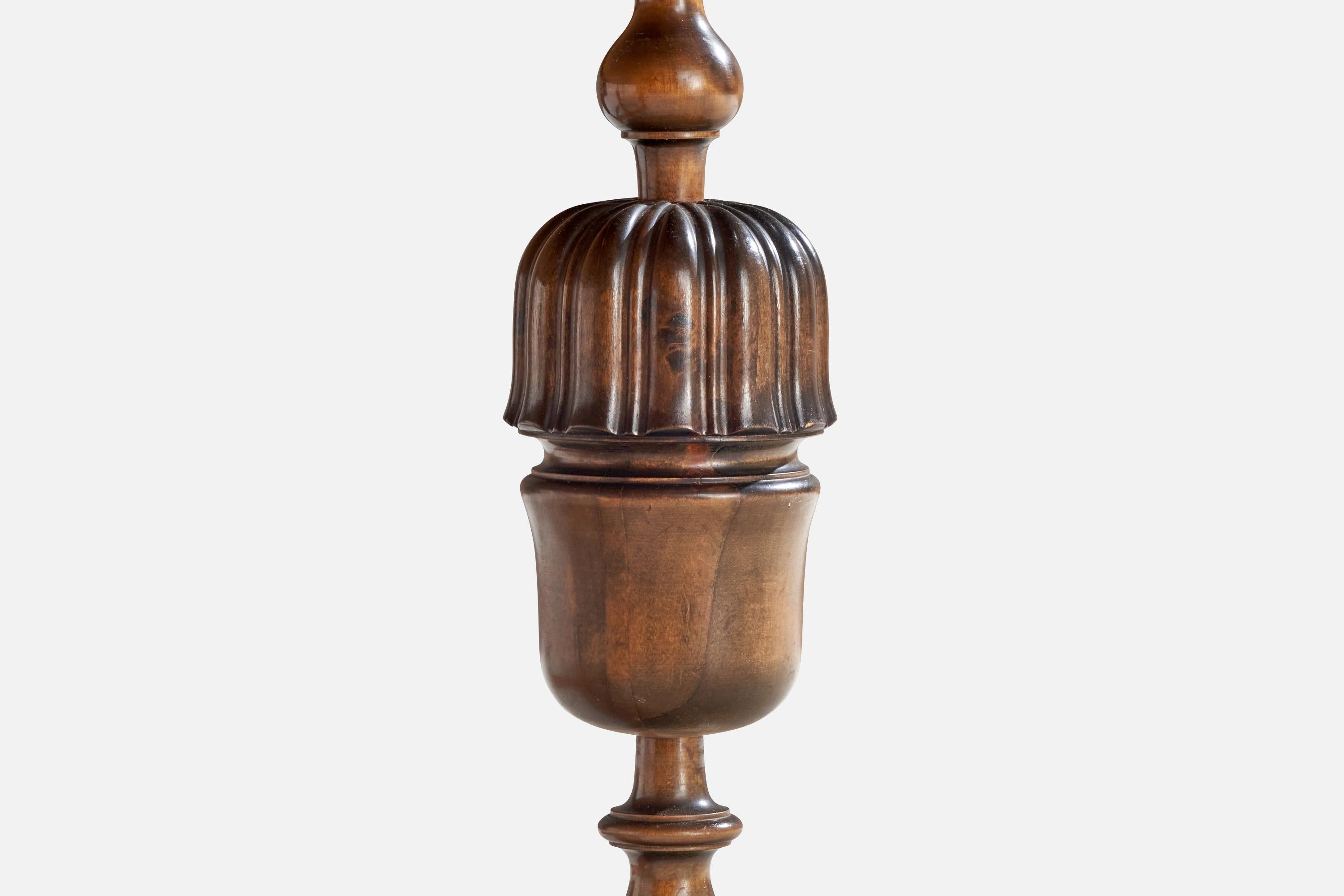 Schwedischer Designer, Beistelltisch, Ulme, Birke, Schweden, 1930er Jahre im Angebot 5