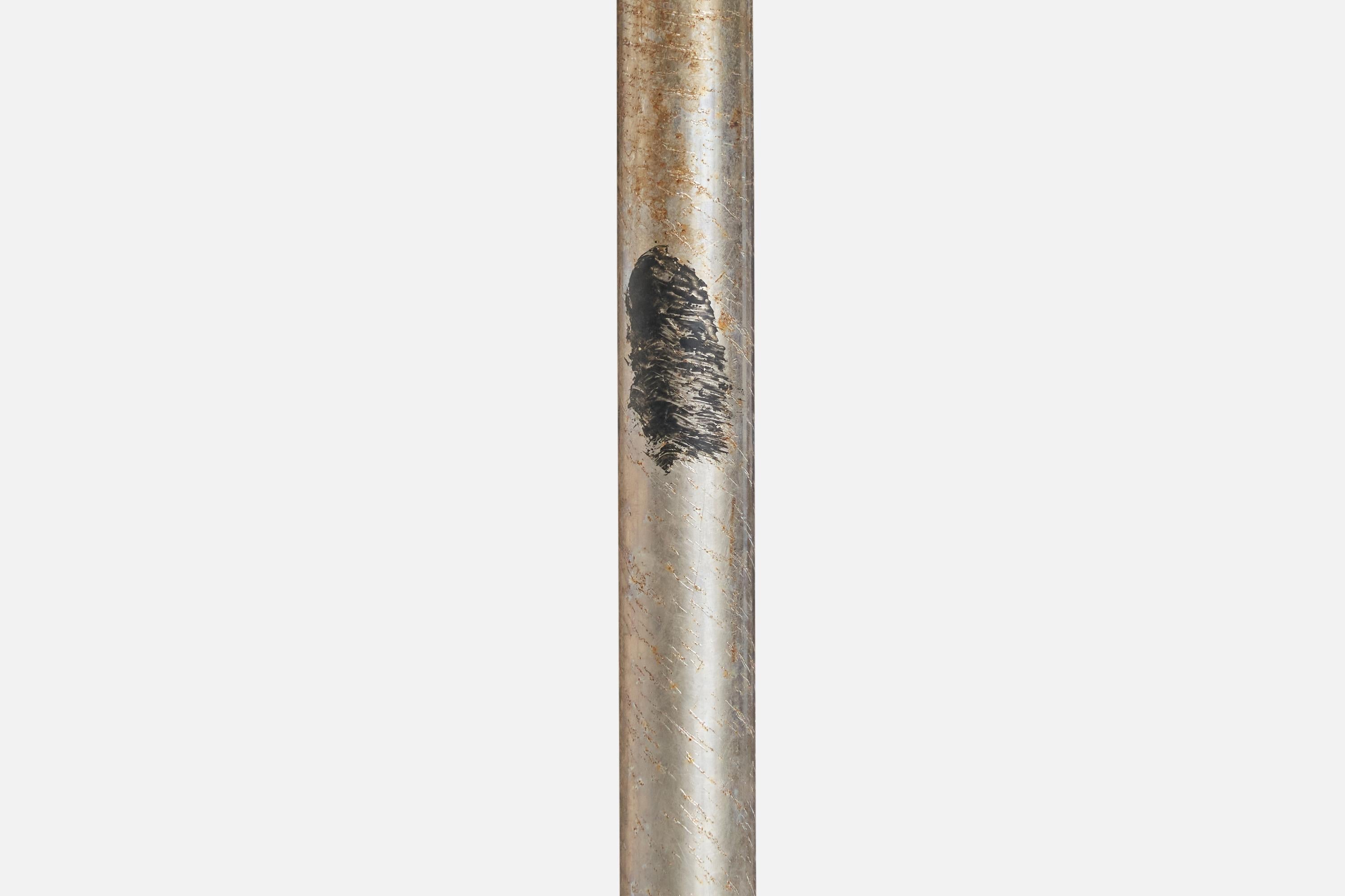 Schwedischer Designer, Beistelltisch, Metall, Holz, Schweden, 1930er Jahre im Angebot 6