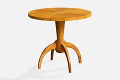 Designer svedese, tavolino, Oak, betulla, Svezia, 1950