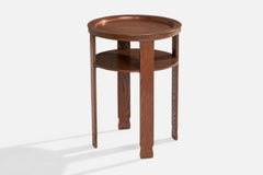 Designer svedese, tavolino, Oak, rame, Svezia, 1924
