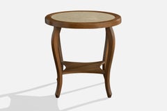Swedish Designer, Side Table, Oak, Marble, Sweden, 1930s
