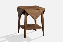 Swedish Designer, Side Table, Oak, Sweden, 1920s