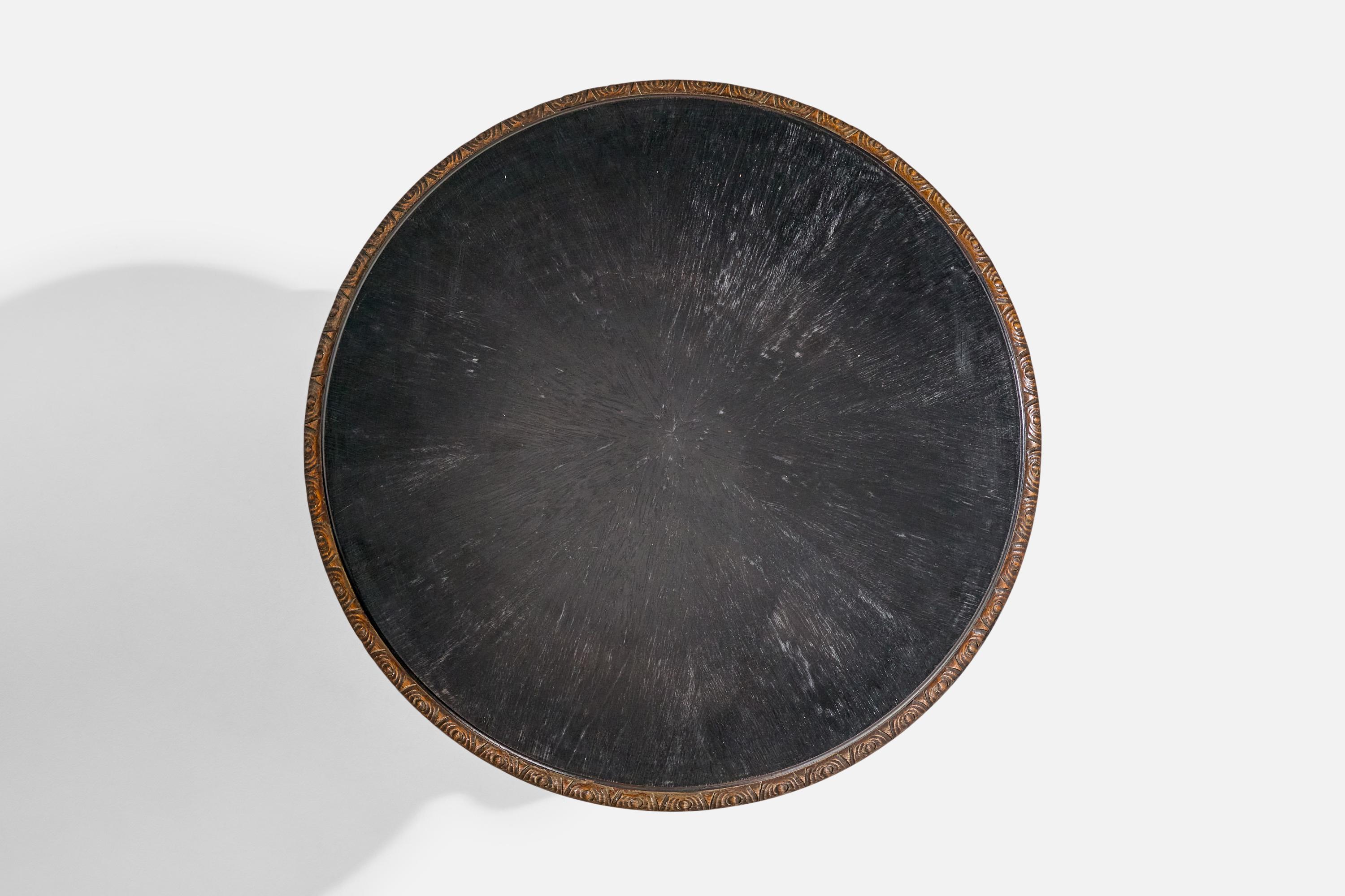 Swedish Designer, Side Table, Oak, Sweden, 1930s For Sale 1