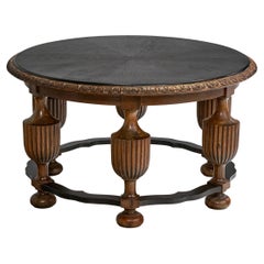 Swedish Designer, Side Table, Oak, Sweden, 1930s