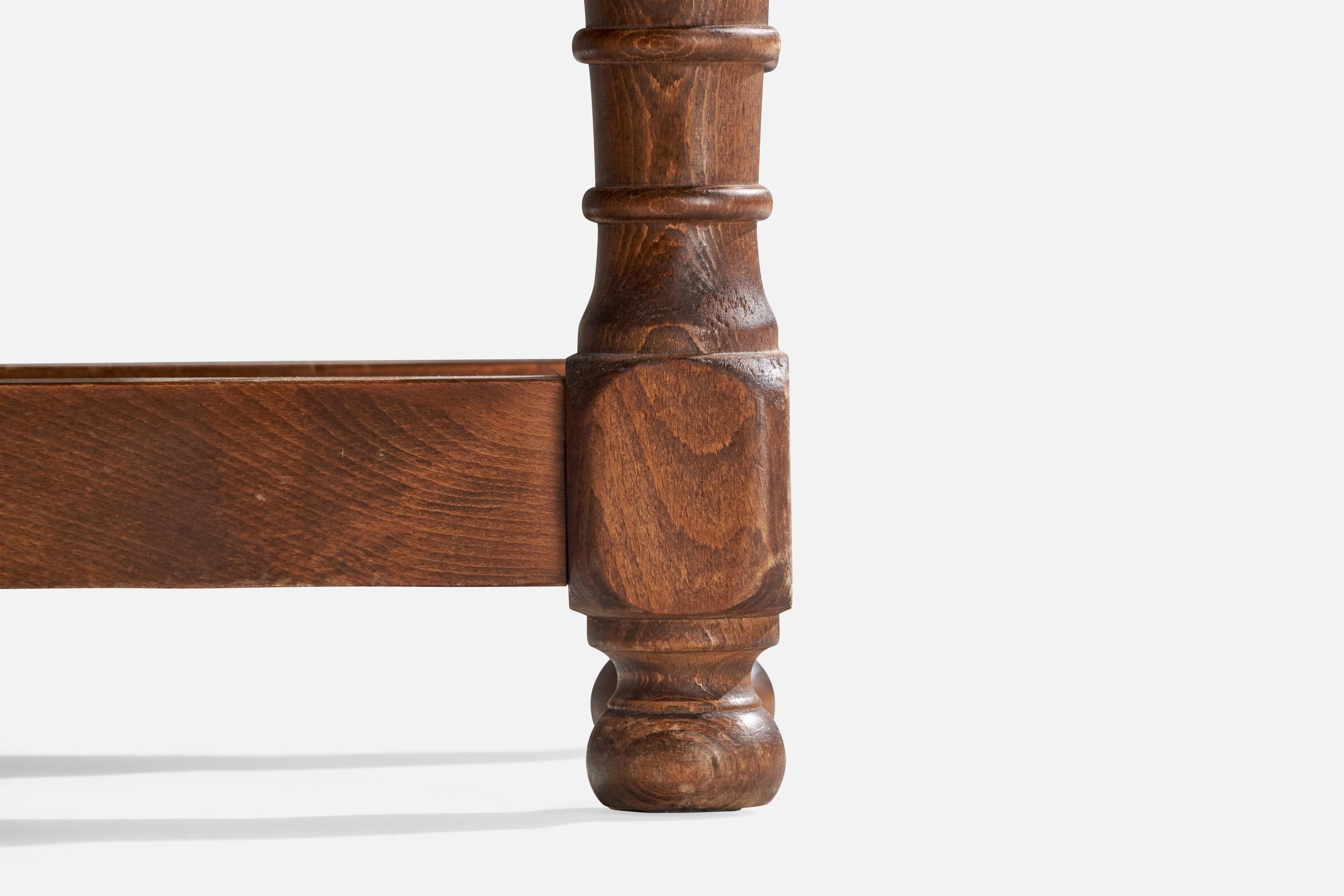 Schwedischer Designer, Beistelltisch, Kiefernholz, Schweden, 1930er Jahre im Angebot 4