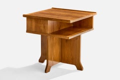 Swedish Designer, Side Table, Pine, Sweden, 1940s