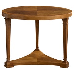 Swedish Designer, Side Table, Walnut, Sweden, 1930s