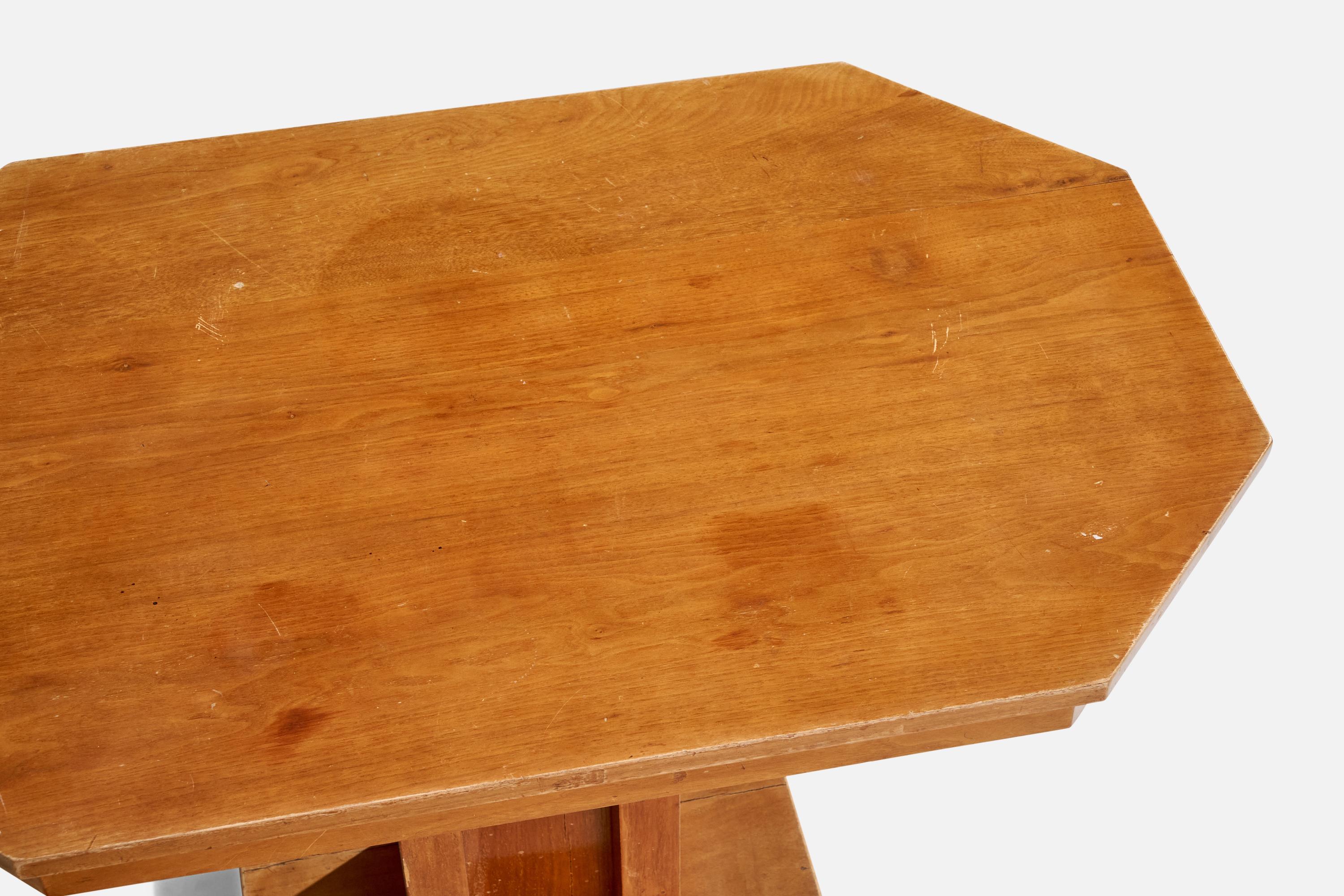 Schwedischer Designer, Beistelltisch, Holz, Schweden, 1920er Jahre im Angebot 3