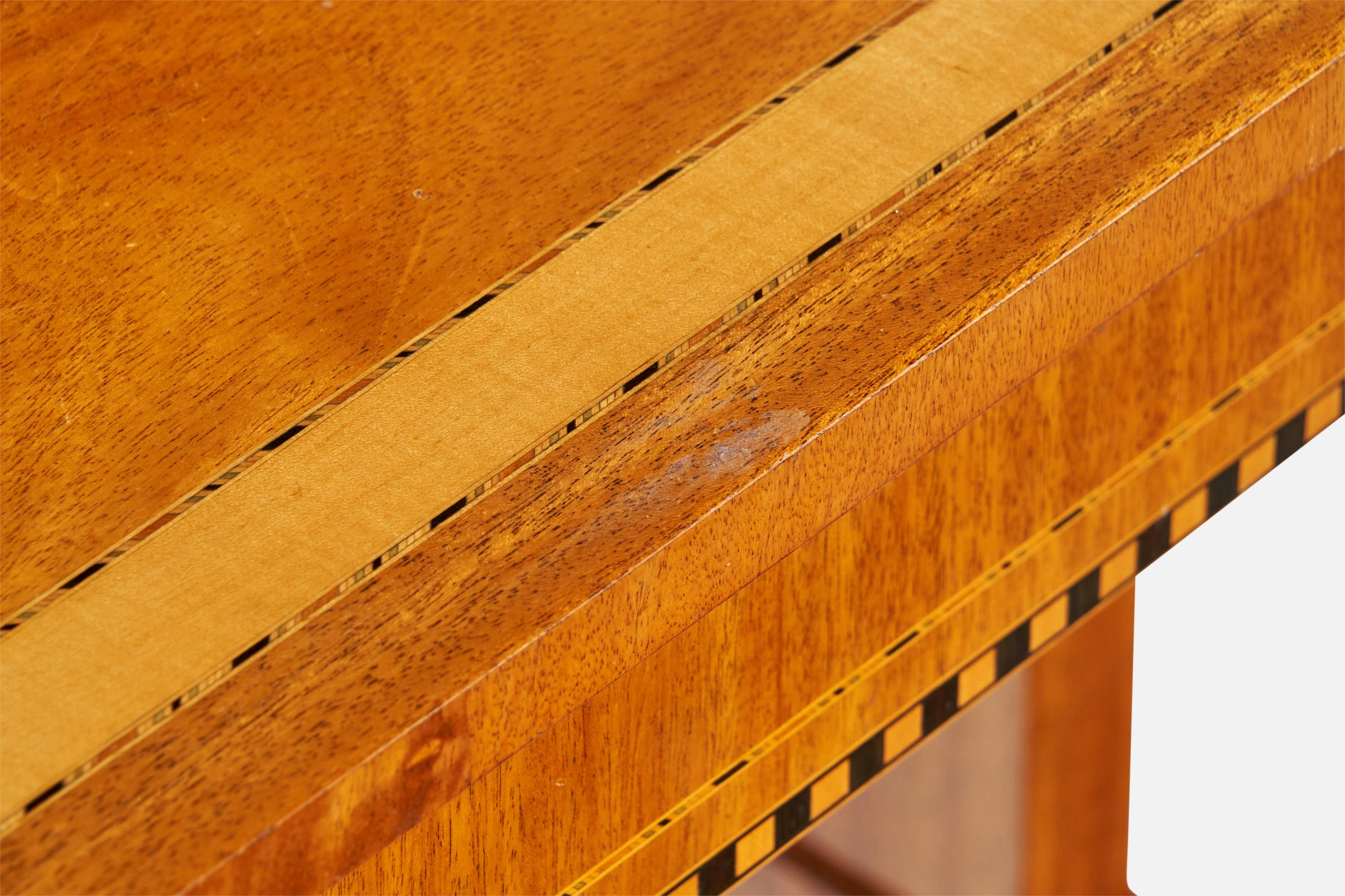 Schwedischer Designer, Beistelltisch, Holz, Schweden, 1930er Jahre im Angebot 5