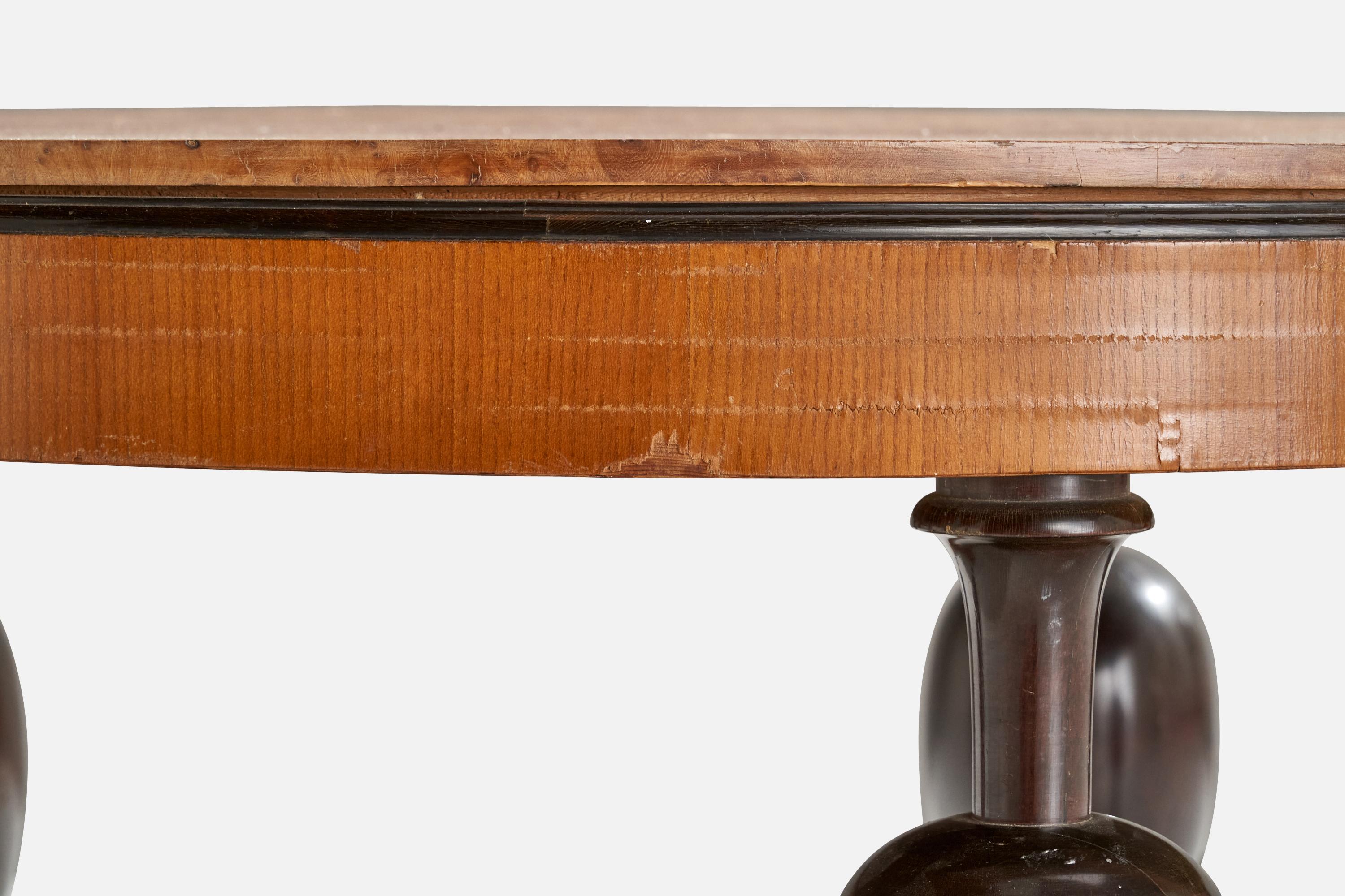 Schwedischer Designer, Beistelltisch, Holz, Schweden, 1930er Jahre im Angebot 6