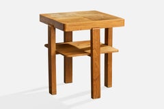 Schwedischer Designer, Beistelltisch, Holz, Schweden, 1930er Jahre