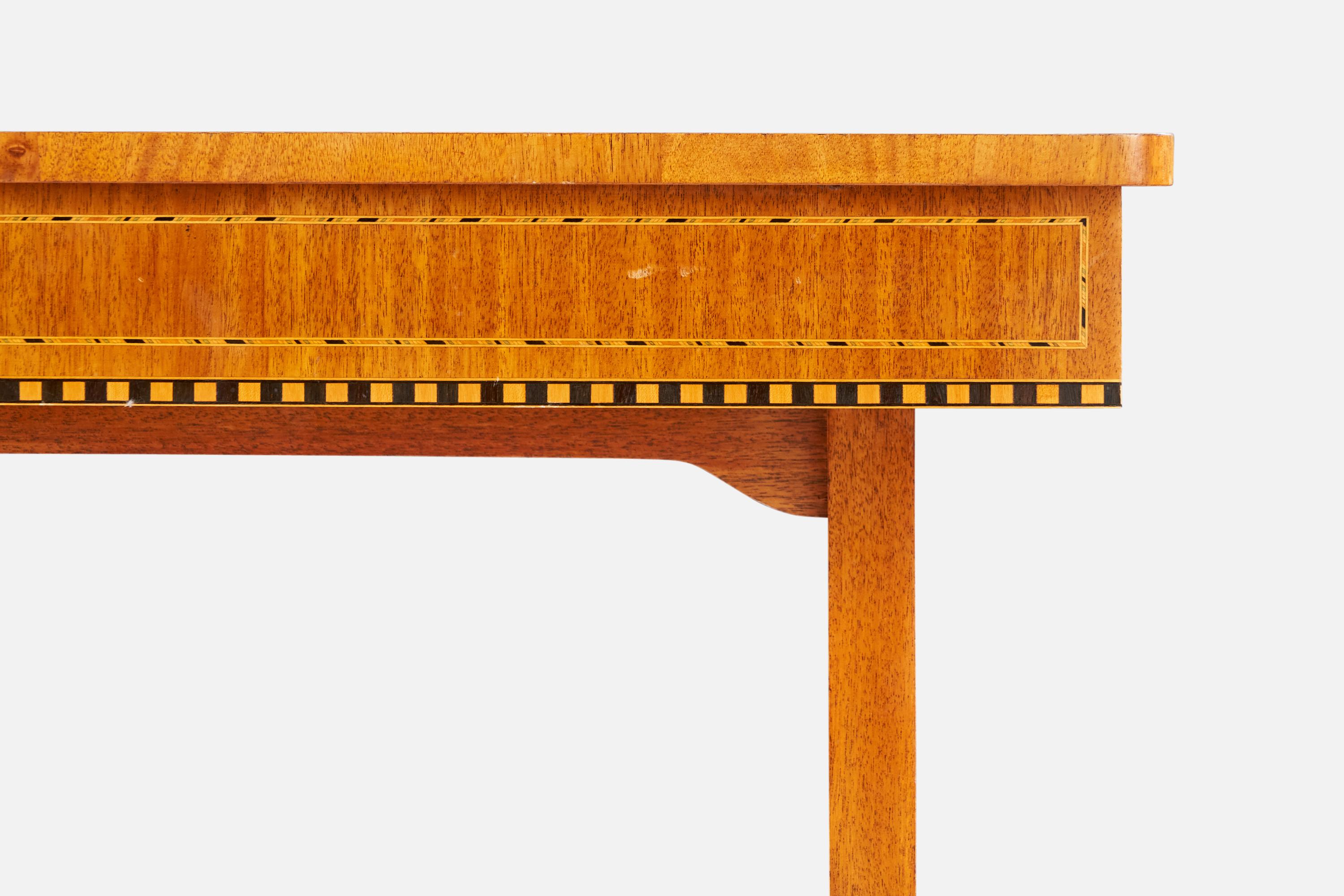 Schwedischer Designer, Beistelltisch, Holz, Schweden, 1930er Jahre (Mitte des 20. Jahrhunderts) im Angebot