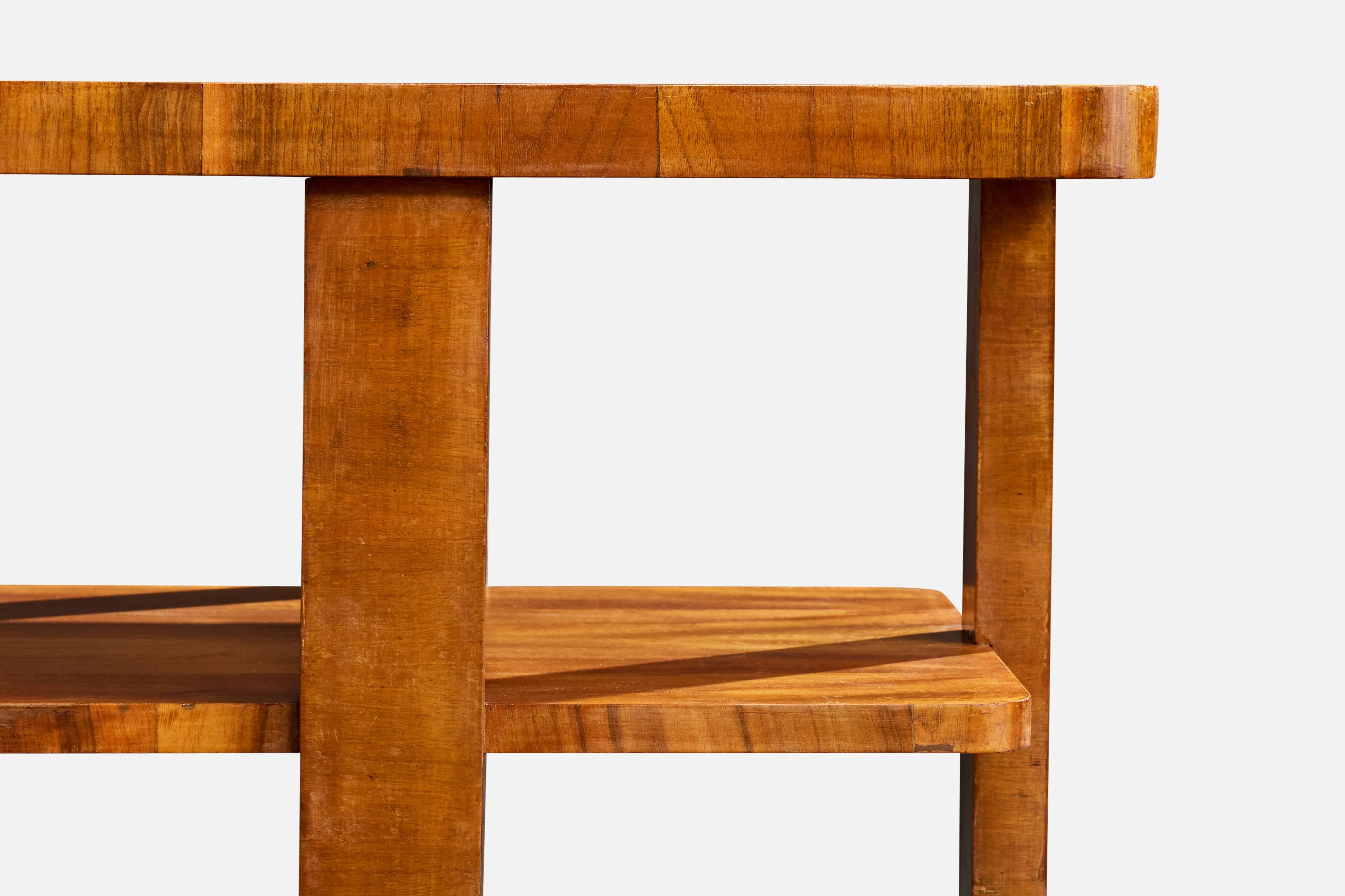 Swedish Designer, Side Table, Wood, Sweden, 1930s État moyen - En vente à High Point, NC
