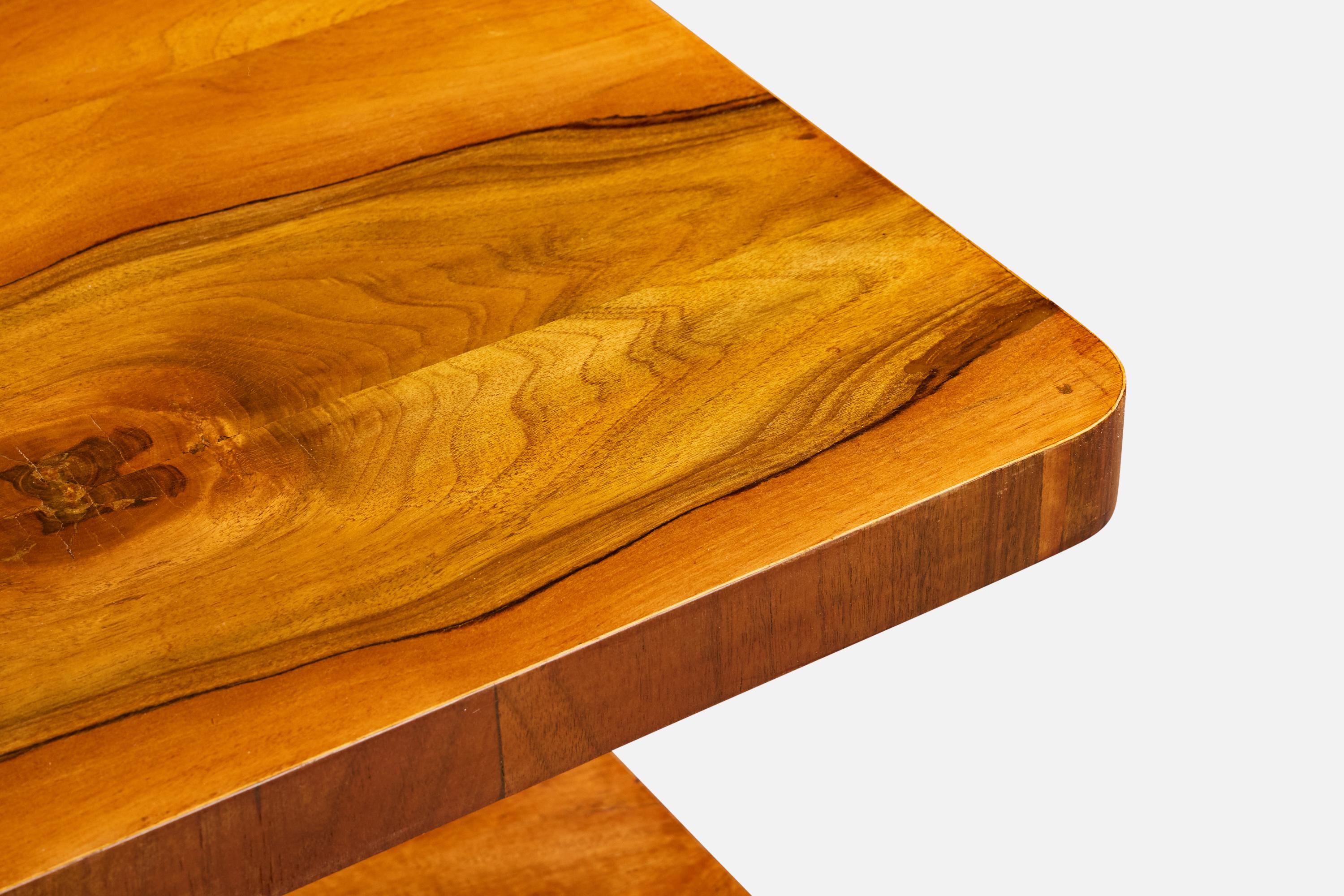 Bois Swedish Designer, Side Table, Wood, Sweden, 1930s en vente