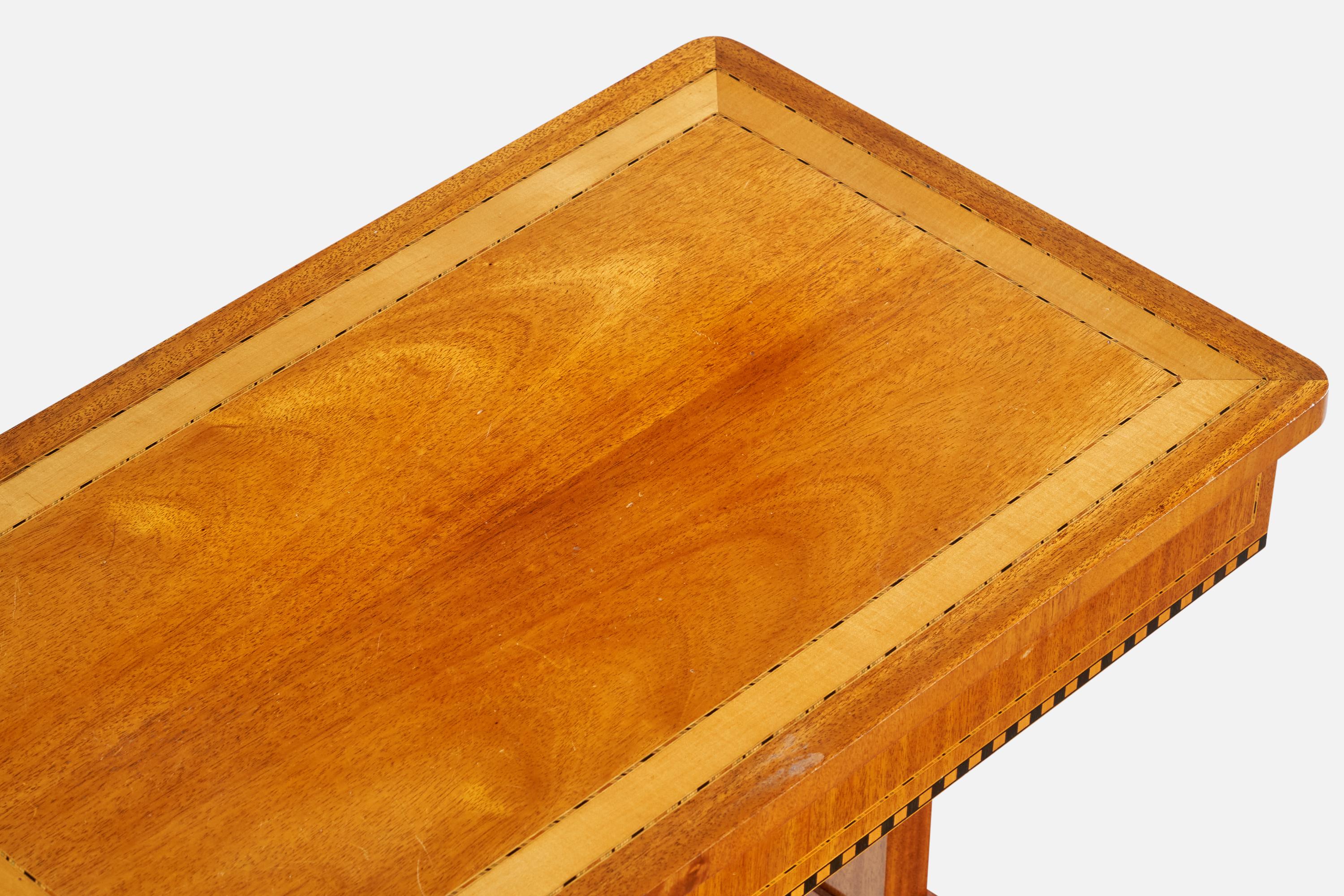 Schwedischer Designer, Beistelltisch, Holz, Schweden, 1930er Jahre im Angebot 3