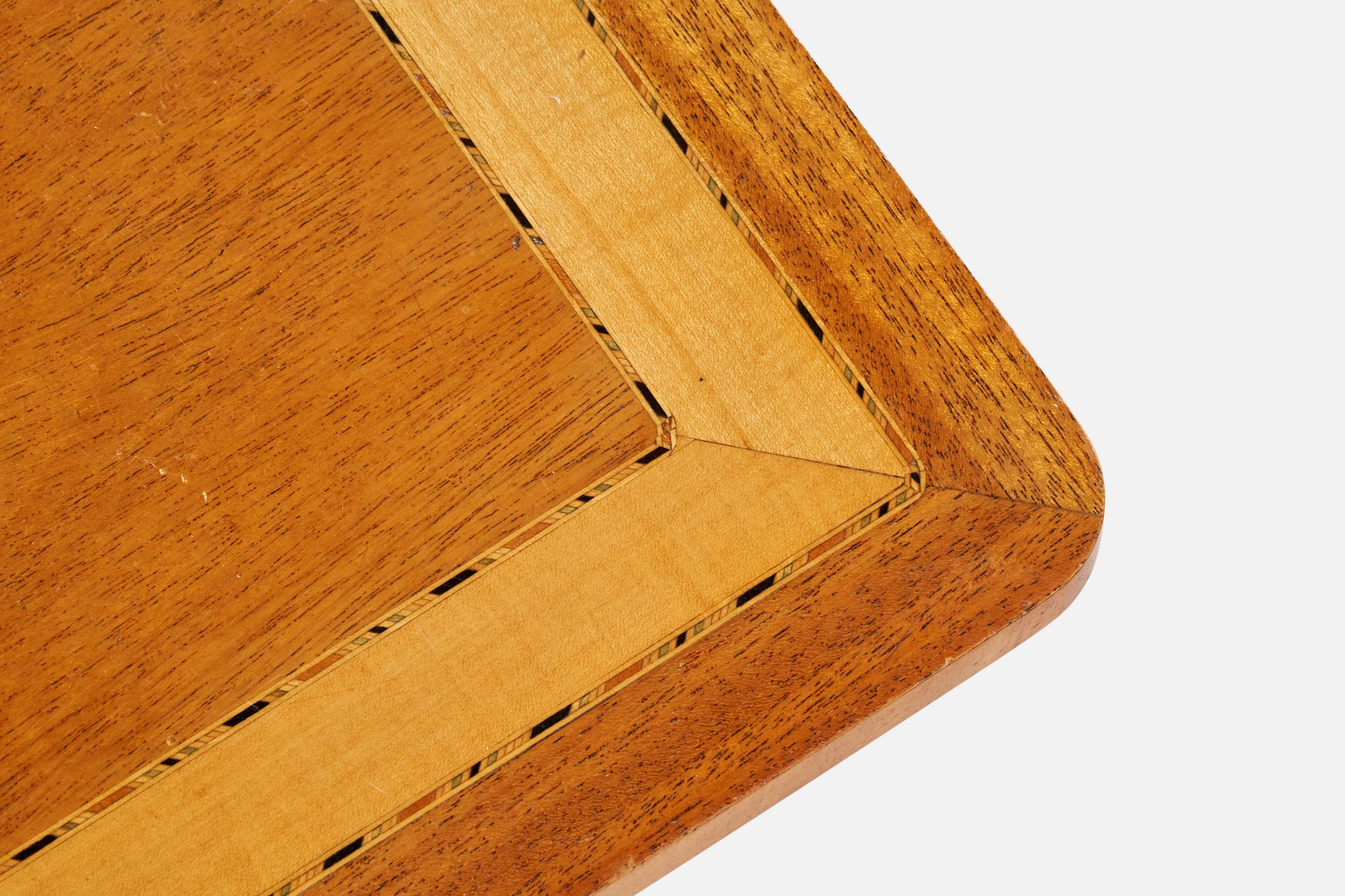 Schwedischer Designer, Beistelltisch, Holz, Schweden, 1930er Jahre im Angebot 4