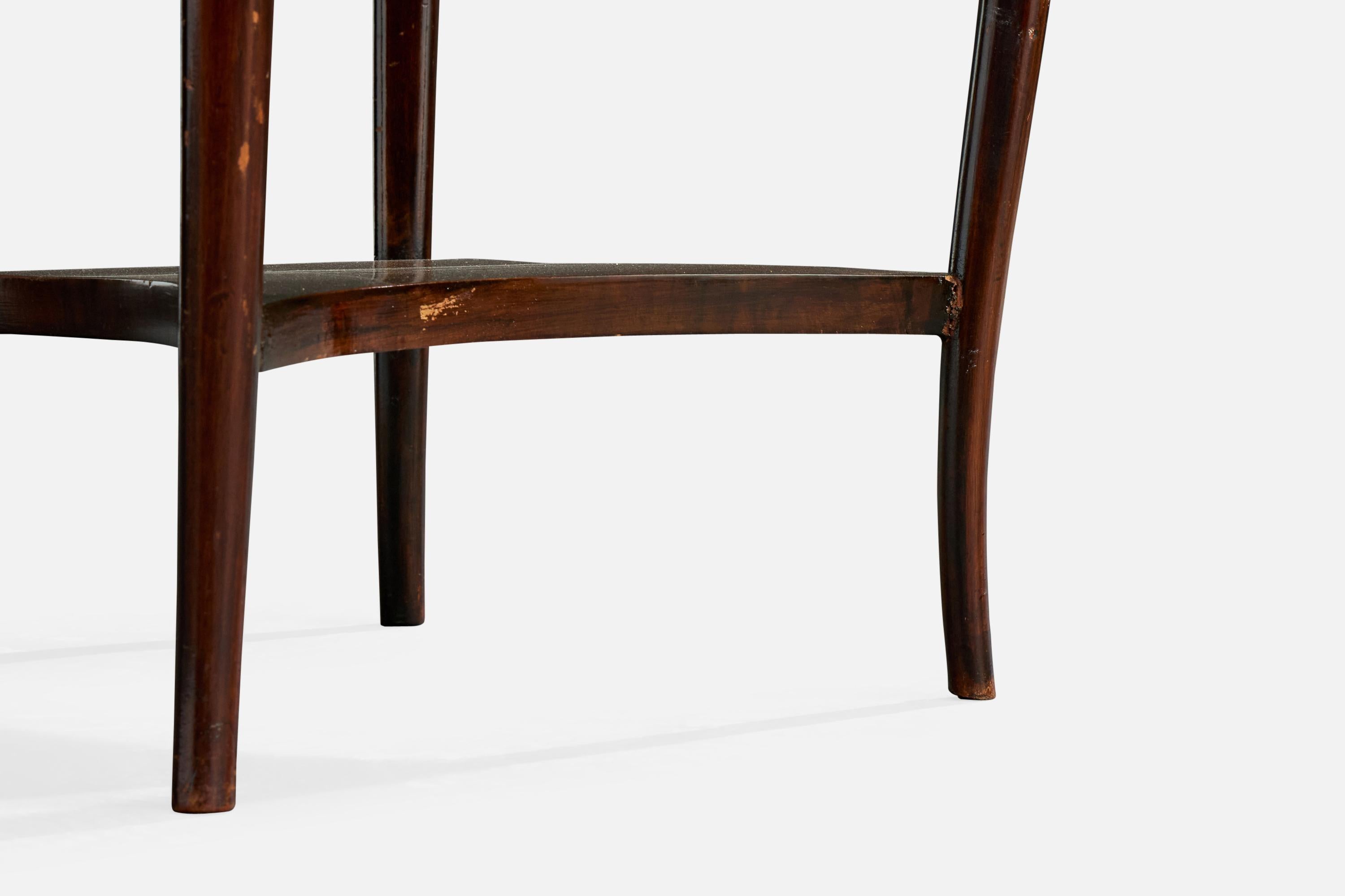 Italian Designer, Side Table, Wood, Sweden, 1930s en vente 2