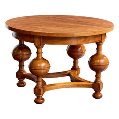 Swedish Designer, Side Table, Wood, Sweden, 1930s
