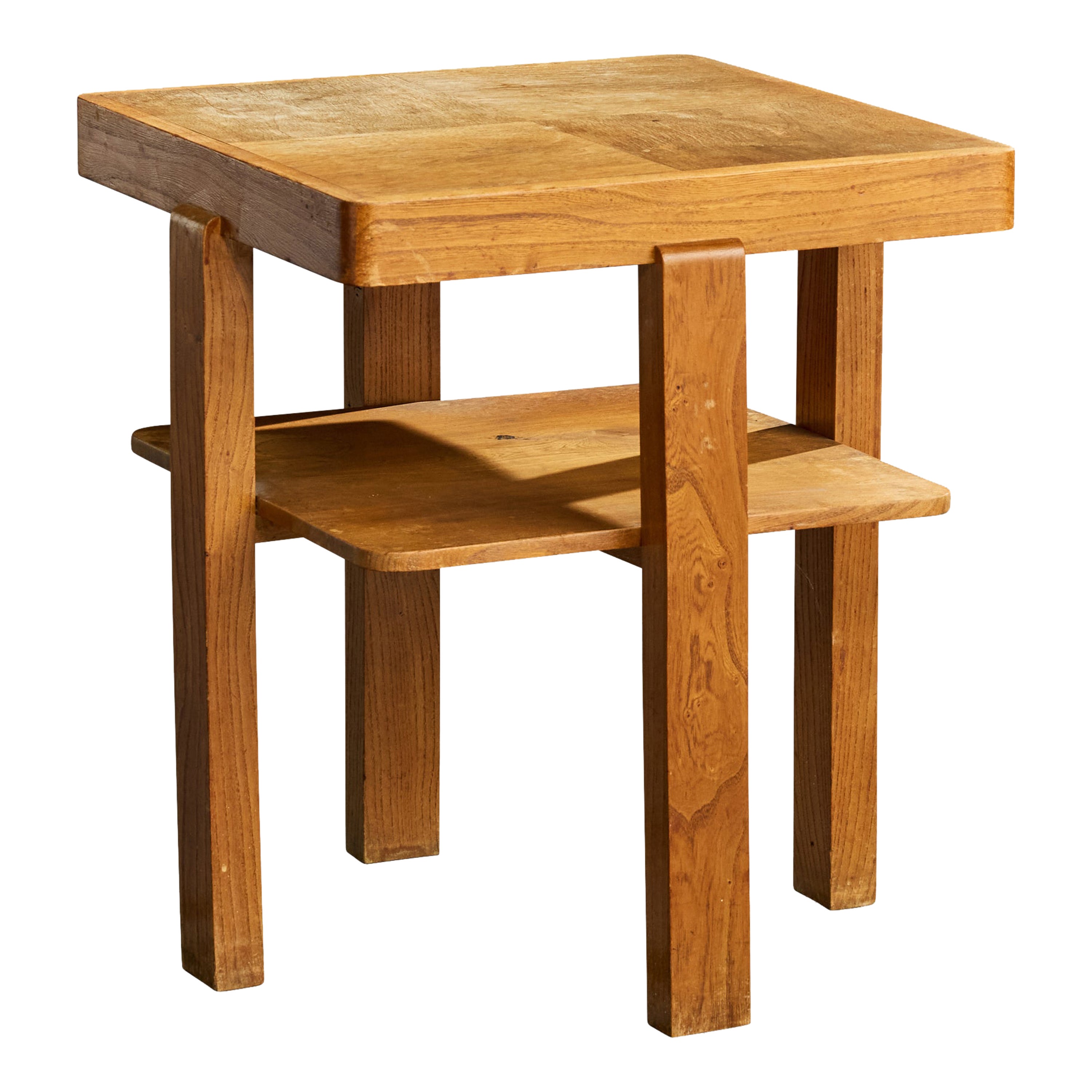 Swedish Designer, Side Table, Wood, Sweden, 1930s