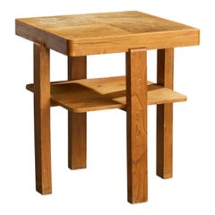 Swedish Designer, Side Table, Wood, Sweden, 1930s