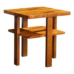 Swedish Designer, Side Table, Wood, Sweden, 1930s