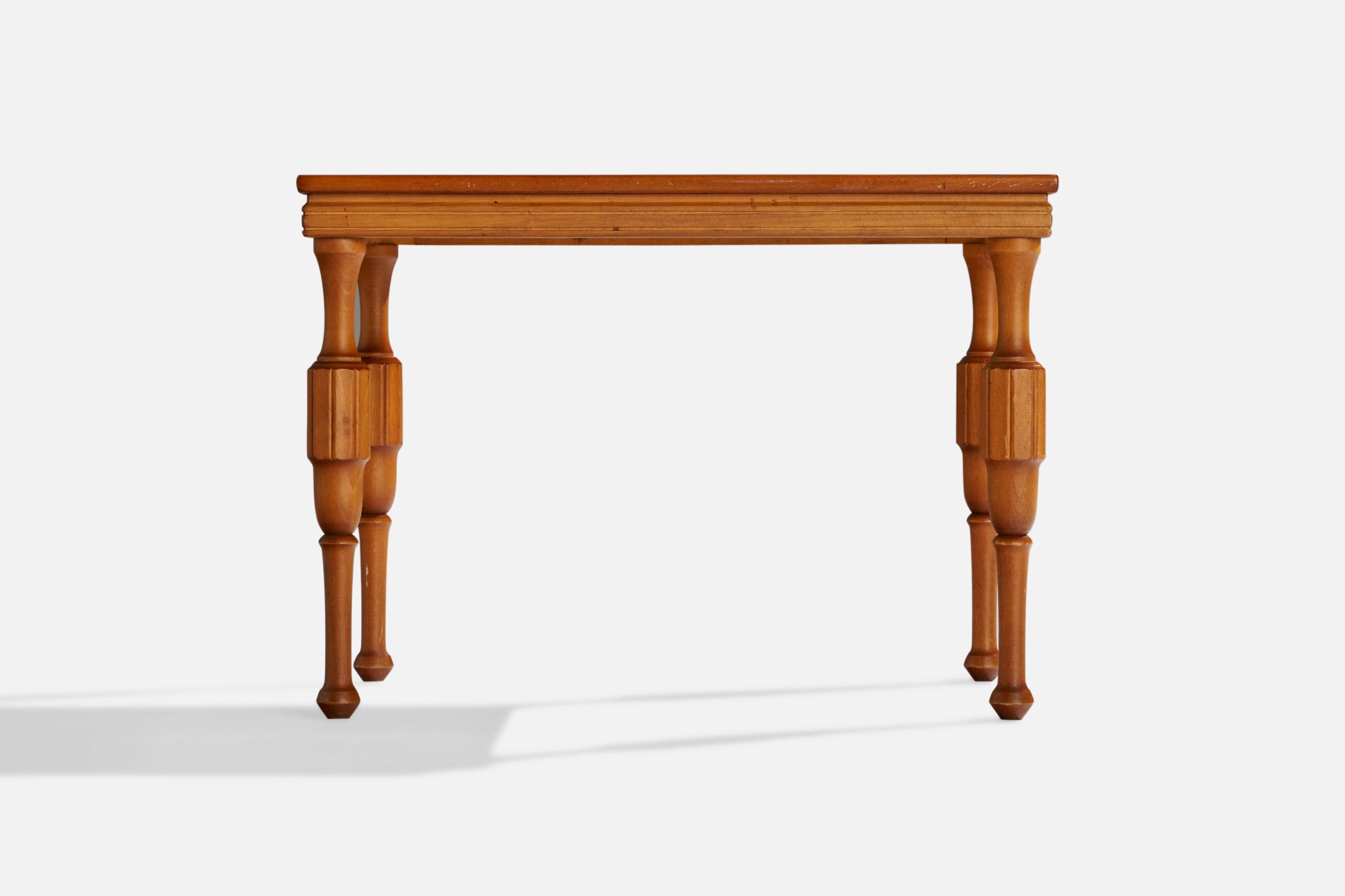 Diseñador sueco, Mesa auxiliar, Madera, Suecia, años 40 Sueco en venta
