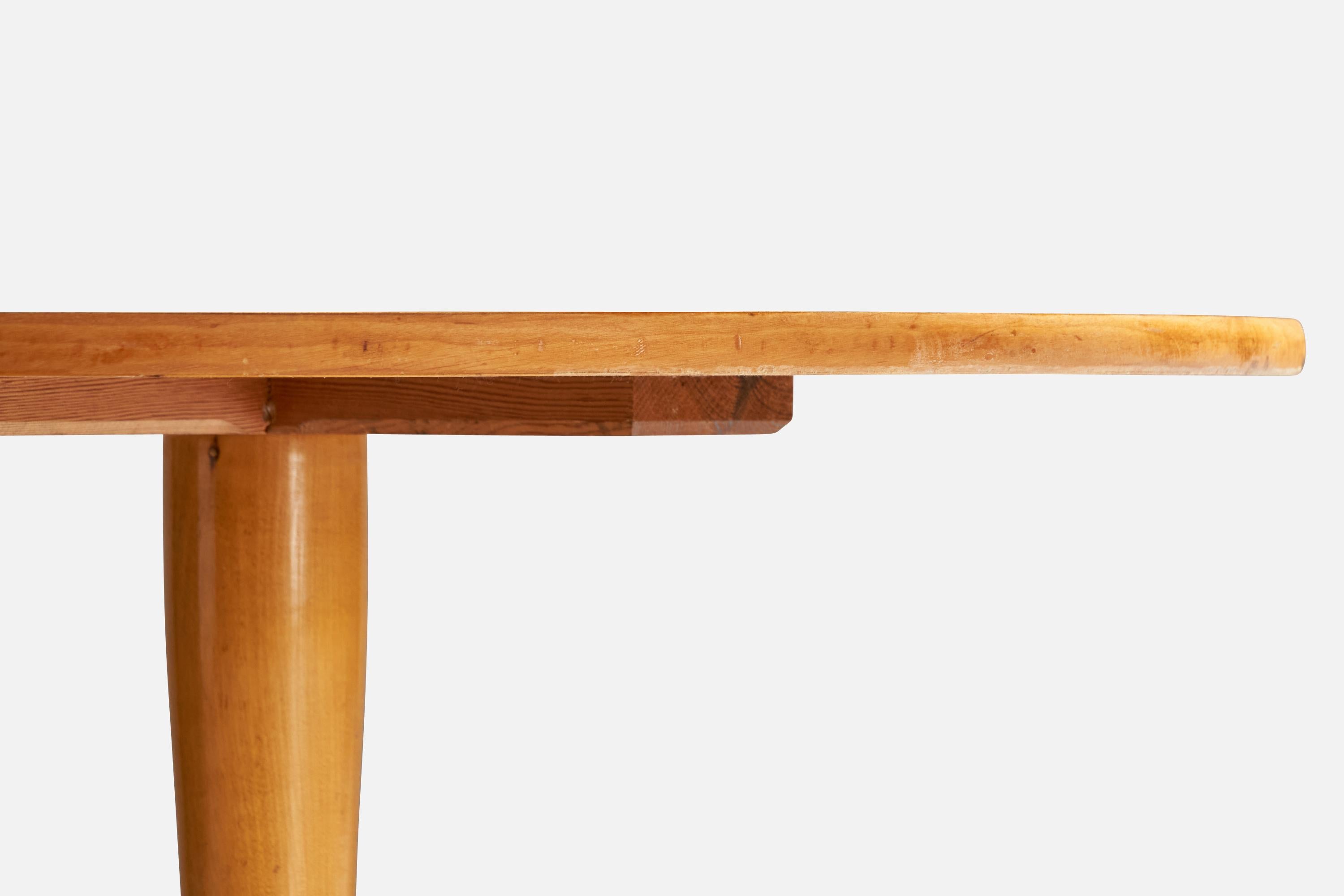 Diseñador sueco, Mesa auxiliar, Madera, Suecia, años 1940 en Bueno estado para la venta en High Point, NC