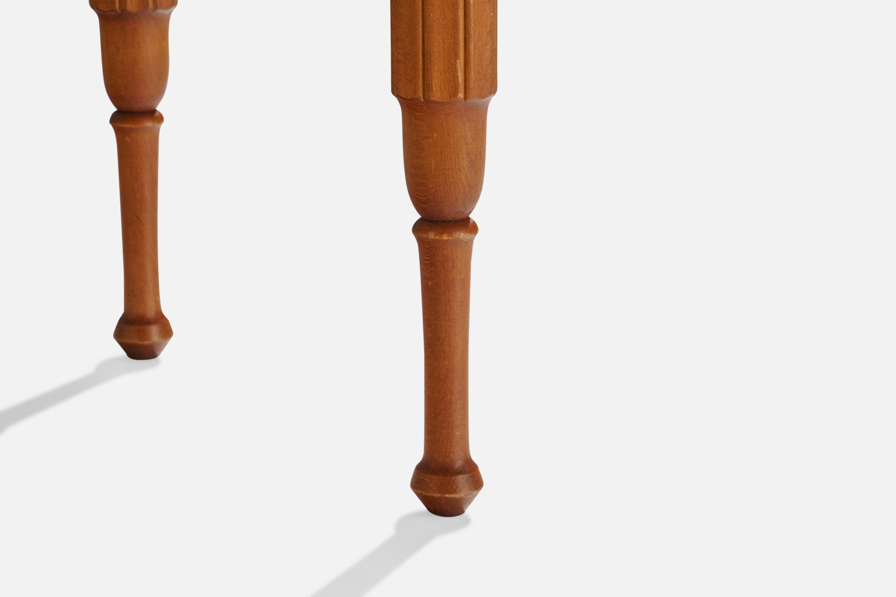 Diseñador sueco, Mesa auxiliar, Madera, Suecia, años 40 mediados del siglo XX en venta