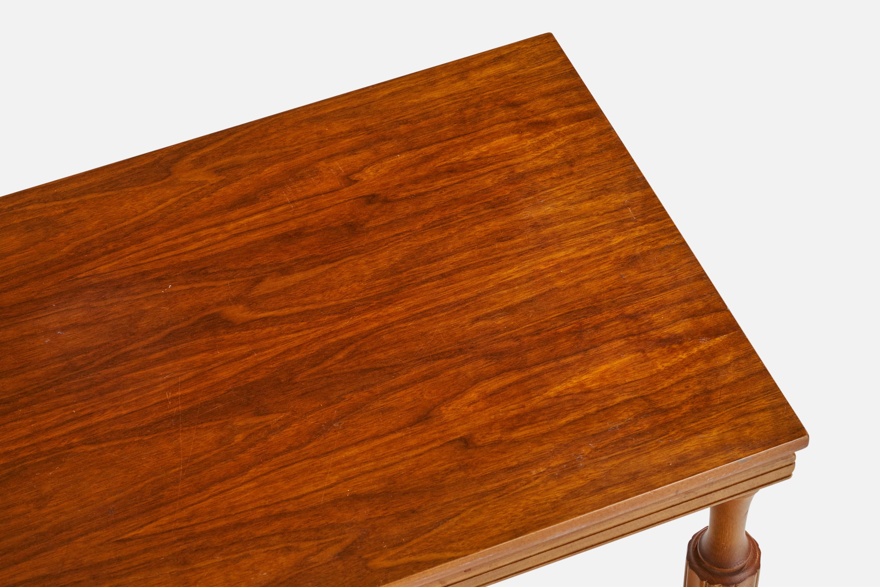Diseñador sueco, Mesa auxiliar, Madera, Suecia, años 40 en venta 1