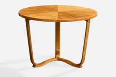 Swedish Designer, Side Table, Wood, Sweden, 1940s