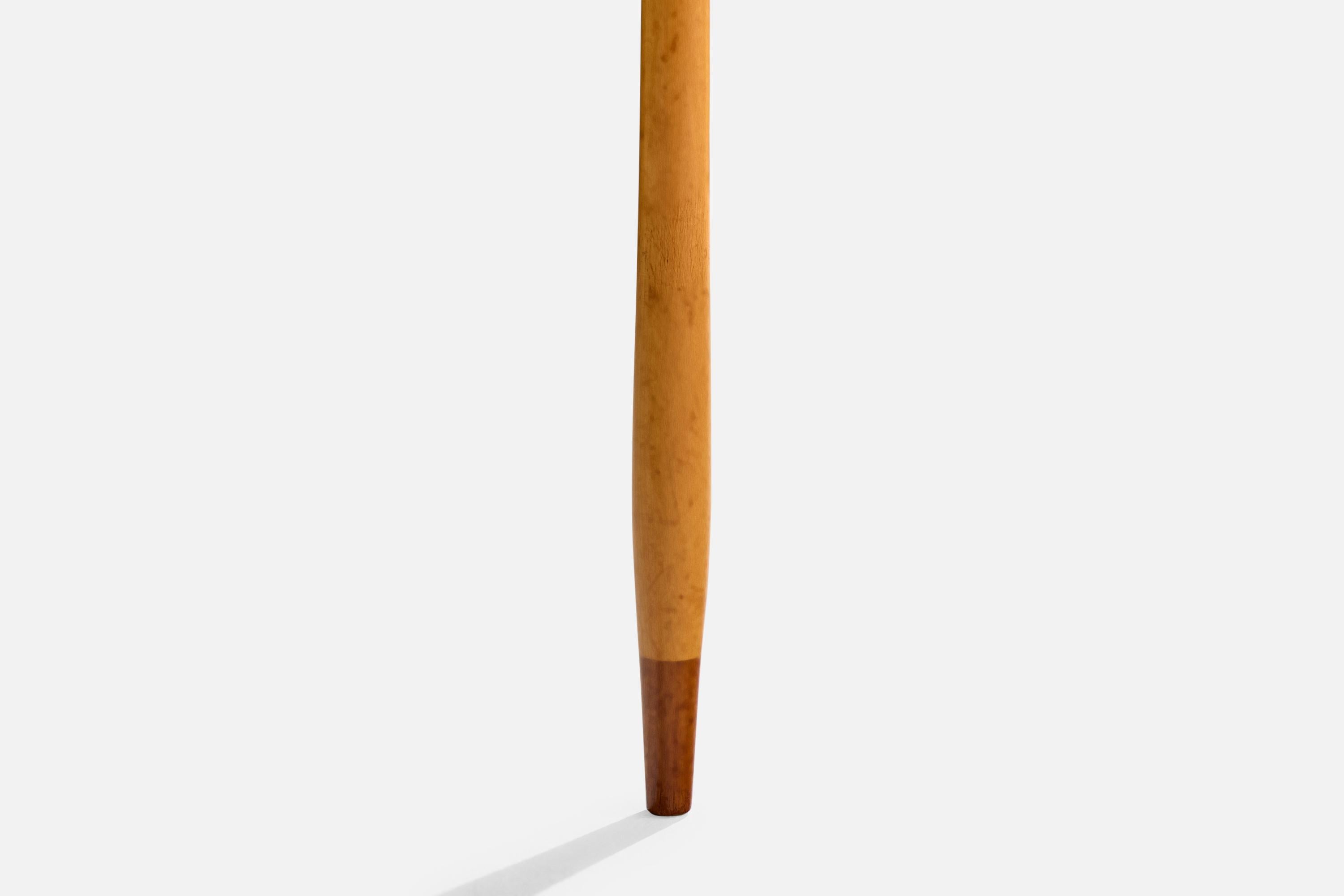 Swedish Designer, Side Table, Wood, Sweden, 1950s For Sale 2