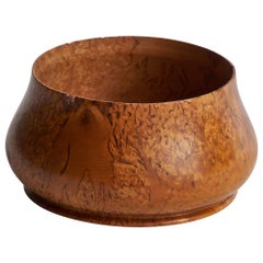 Swedish Designer, Small Bowl, Masur Birch, Sweden, 1920s