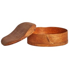 Swedish Designer, Small Lidded Box, Wood, Sweden, 1930s