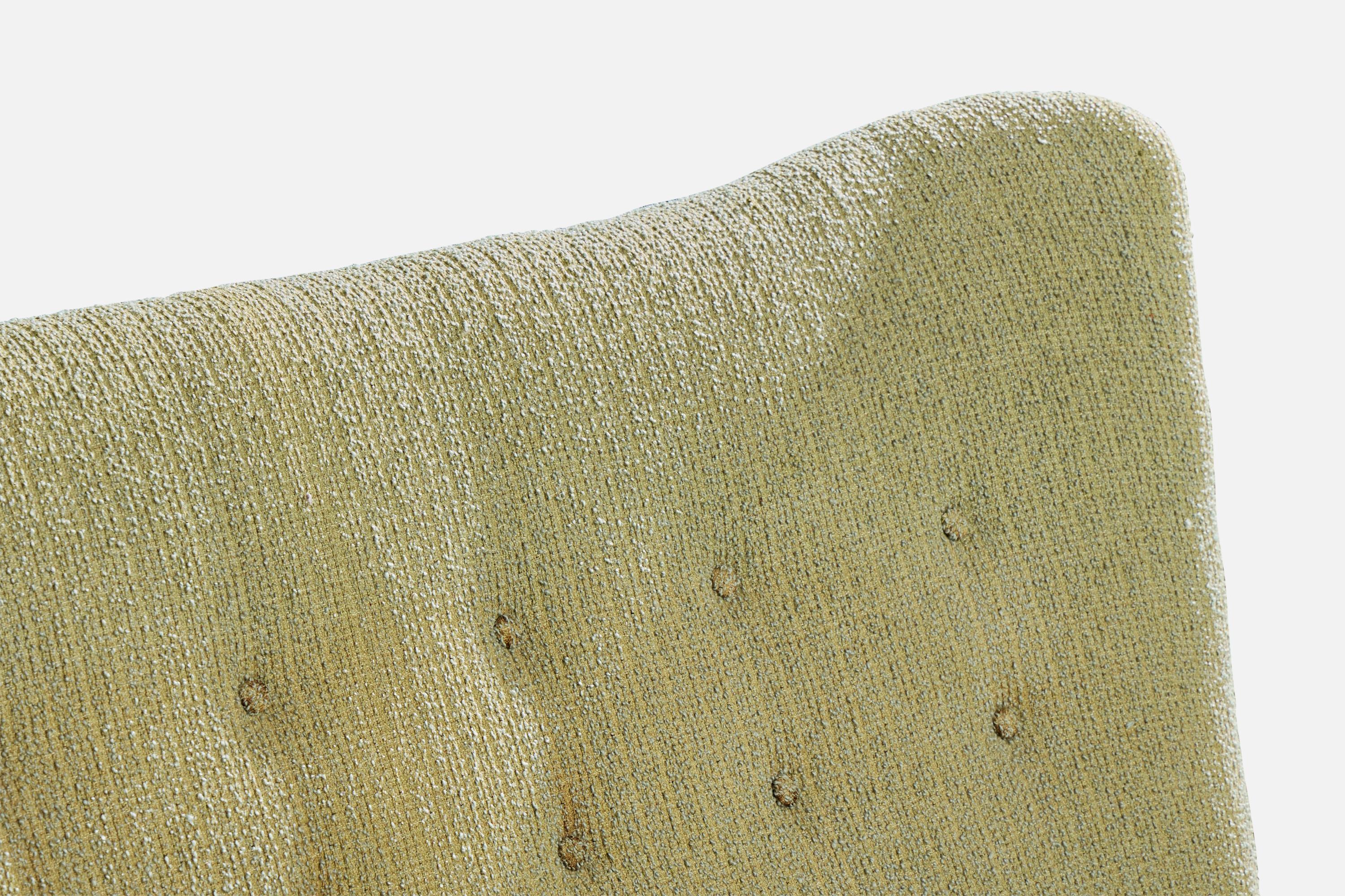 Diseñador sueco, Sofá, Tela, Madera, Suecia, Años 1940 en venta 4