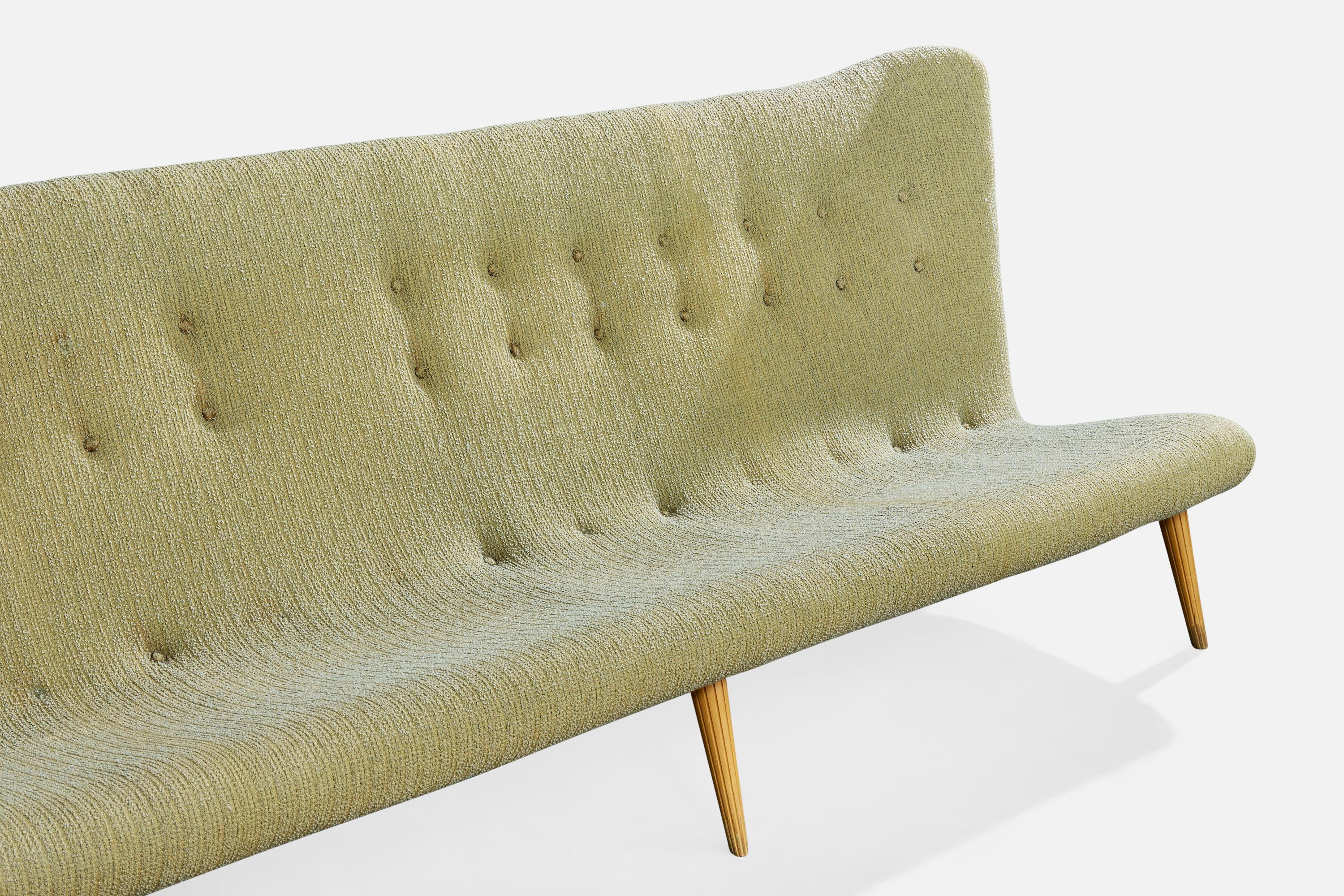 Diseñador sueco, Sofá, Tela, Madera, Suecia, Años 1940 en venta 1