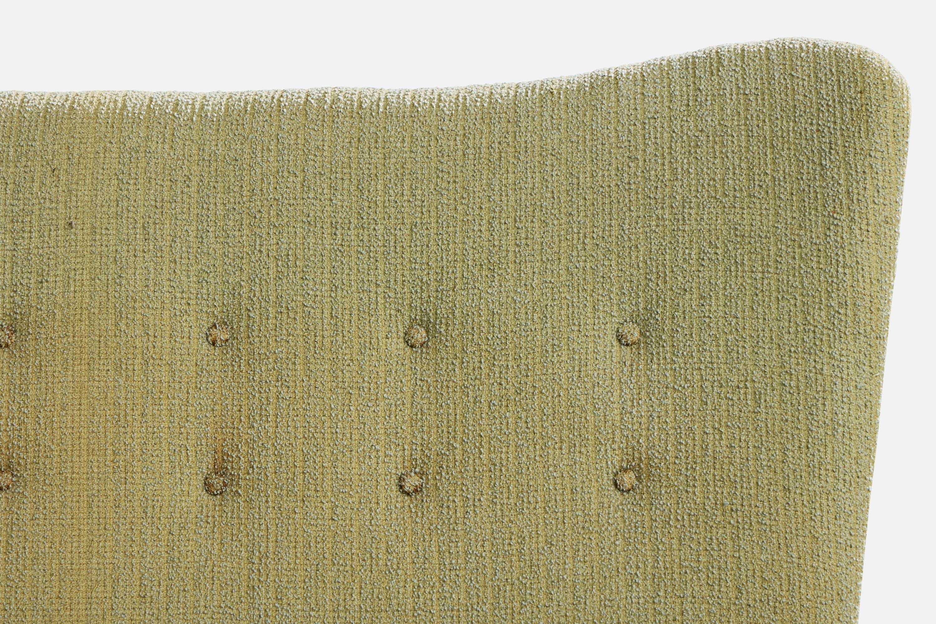 Diseñador sueco, Sofá, Tela, Madera, Suecia, Años 1940 en venta 3