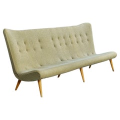 Diseñador sueco, Sofá, Tela, Madera, Suecia, Años 1940