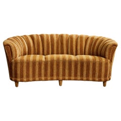 Diseñador sueco, Sofá, Tela, Madera, Suecia, Años 1940