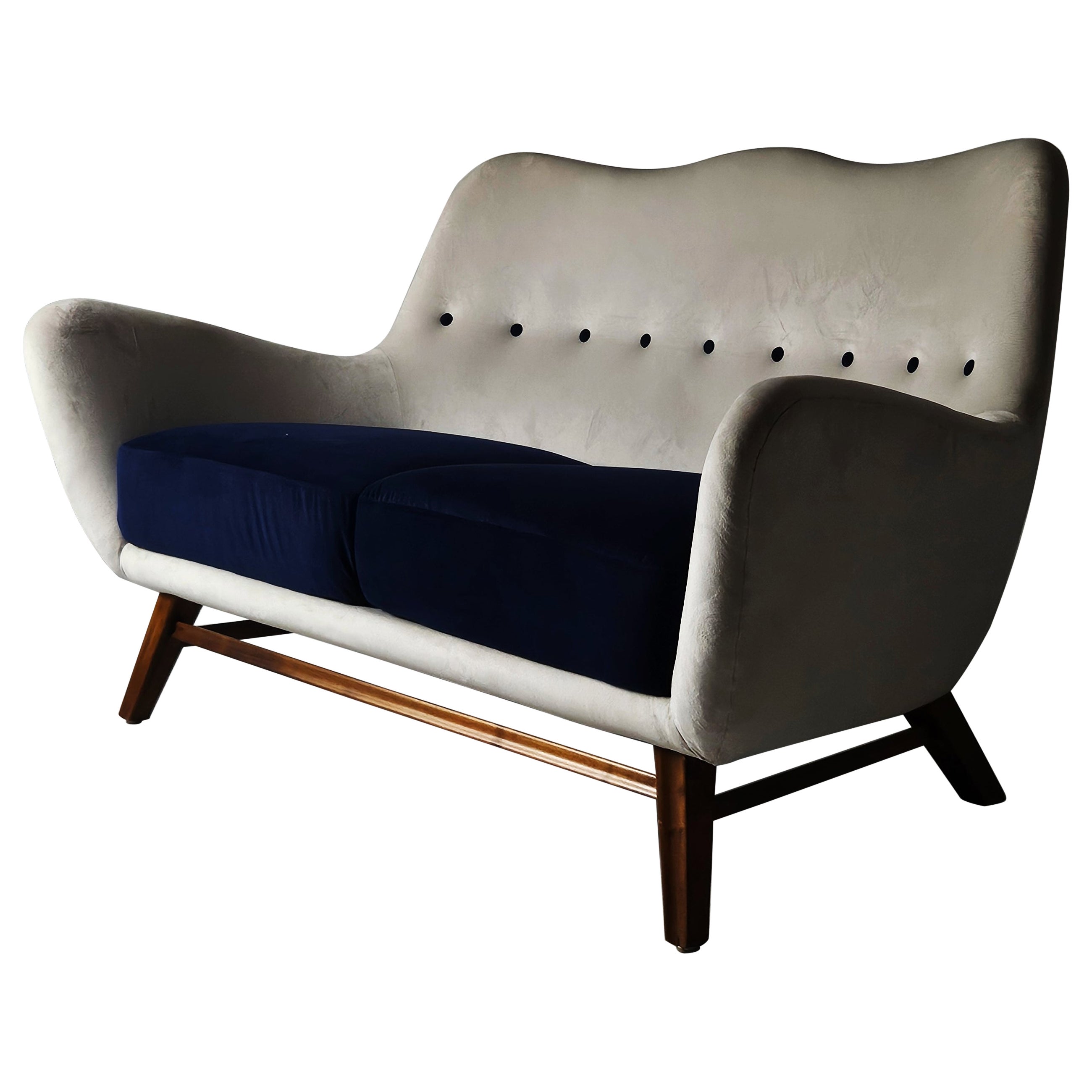 Schwedisches Designersofa aus den 1940er Jahren