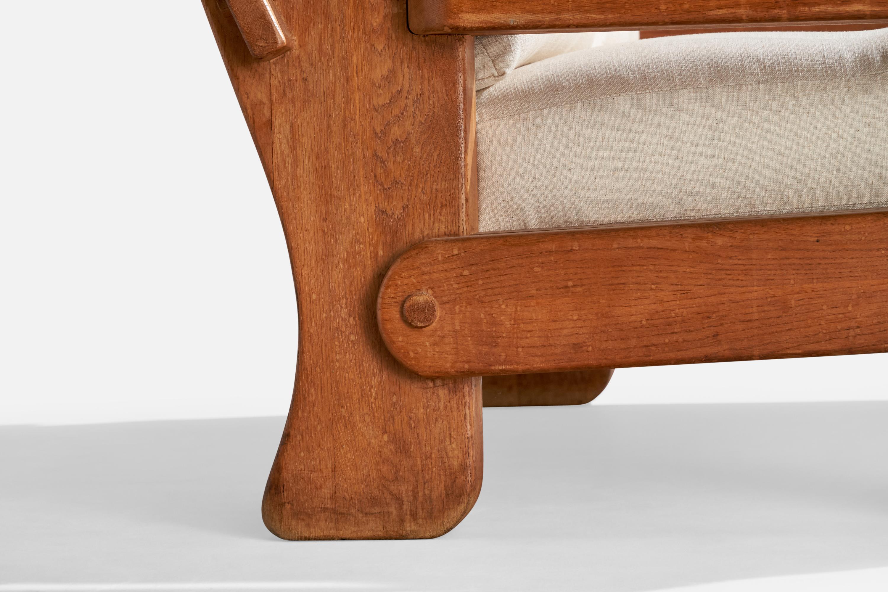 Swedish Designer, Sofa, Pine, Fabric, Sweden, 1970s For Sale 1