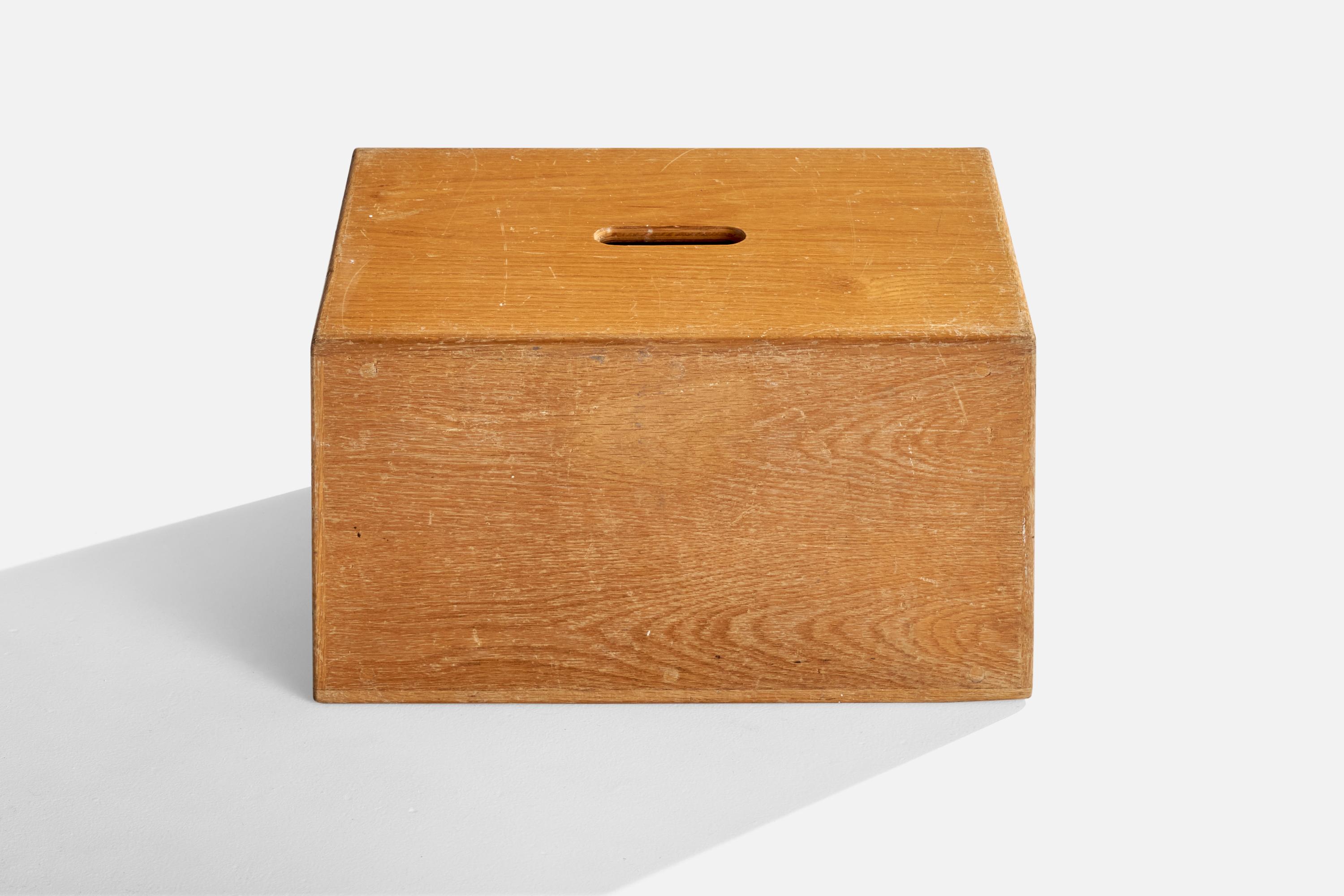 Suédois Designer suédois, tabouret d'escalier, Oak Oak, Suède, années 1950 en vente